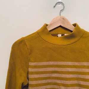 Anthropologie Mustard Sweater XS